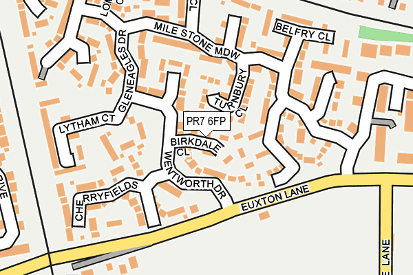 PR7 6FP map - OS OpenMap – Local (Ordnance Survey)