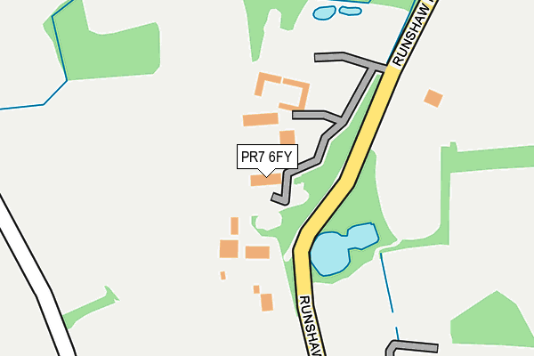 PR7 6FY map - OS OpenMap – Local (Ordnance Survey)