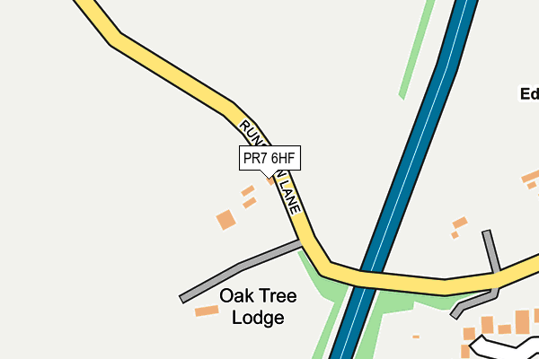 PR7 6HF map - OS OpenMap – Local (Ordnance Survey)
