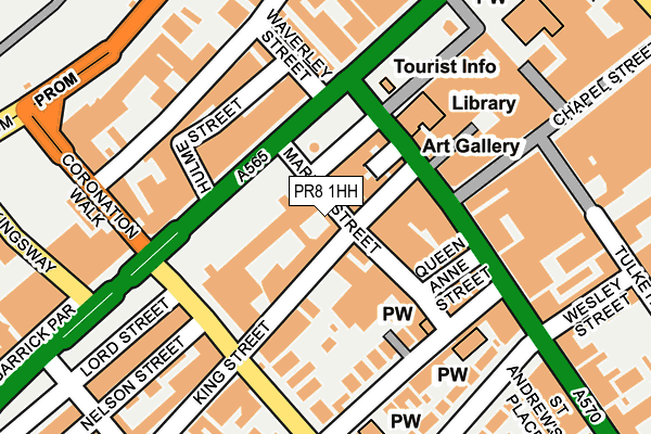 PR8 1HH map - OS OpenMap – Local (Ordnance Survey)