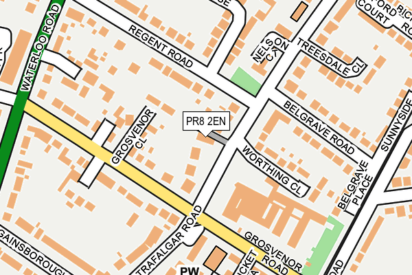 PR8 2EN map - OS OpenMap – Local (Ordnance Survey)