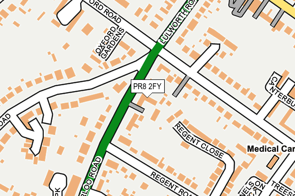 PR8 2FY map - OS OpenMap – Local (Ordnance Survey)