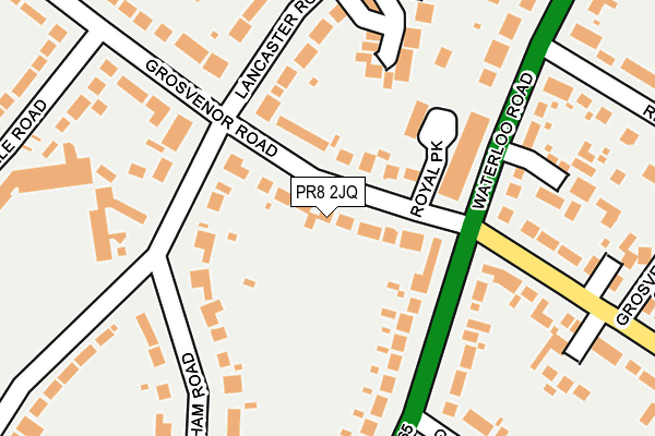 PR8 2JQ map - OS OpenMap – Local (Ordnance Survey)
