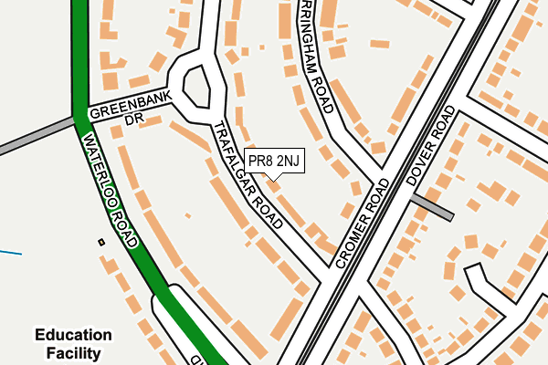 PR8 2NJ map - OS OpenMap – Local (Ordnance Survey)