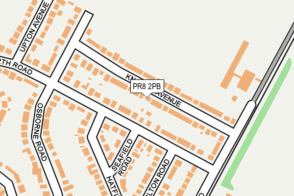 PR8 2PB map - OS OpenMap – Local (Ordnance Survey)