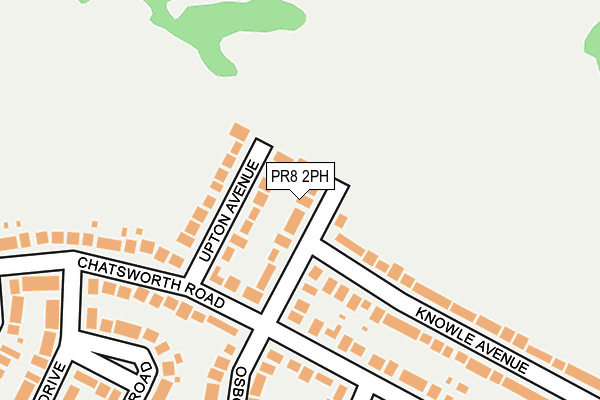 PR8 2PH map - OS OpenMap – Local (Ordnance Survey)