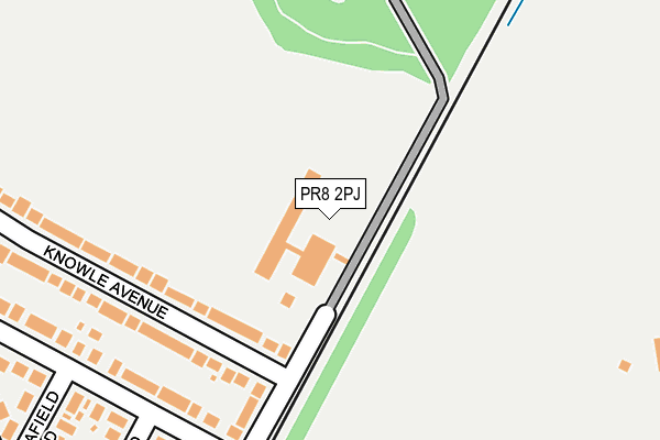 PR8 2PJ map - OS OpenMap – Local (Ordnance Survey)