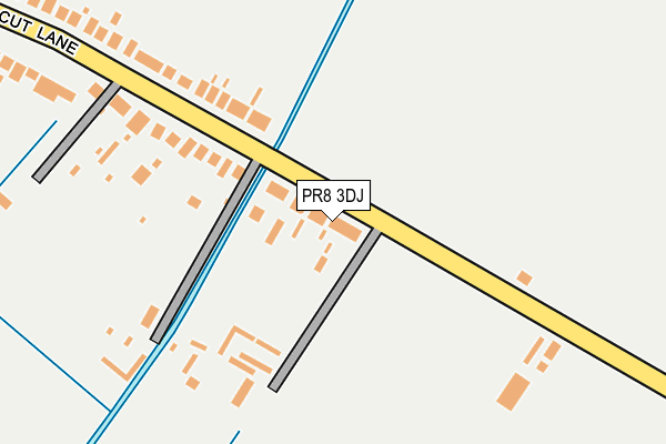 PR8 3DJ map - OS OpenMap – Local (Ordnance Survey)