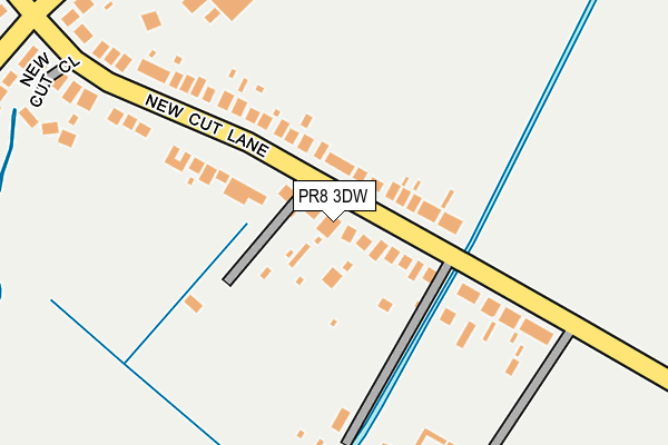 PR8 3DW map - OS OpenMap – Local (Ordnance Survey)