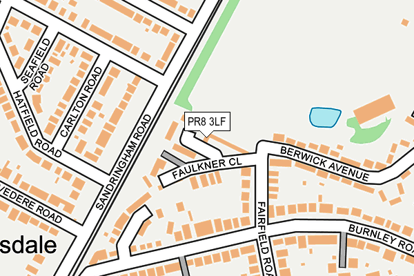 PR8 3LF map - OS OpenMap – Local (Ordnance Survey)