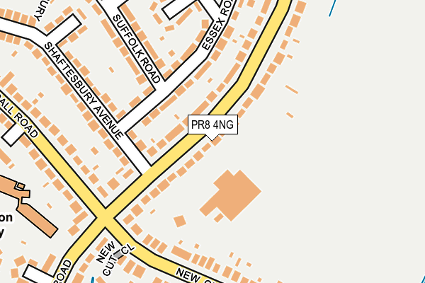 PR8 4NG map - OS OpenMap – Local (Ordnance Survey)