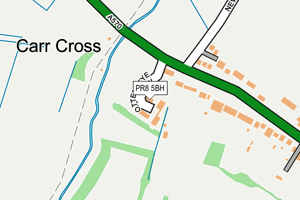 PR8 5BH map - OS OpenMap – Local (Ordnance Survey)