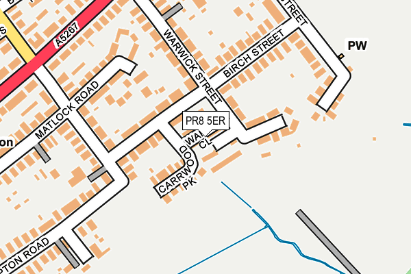PR8 5ER map - OS OpenMap – Local (Ordnance Survey)