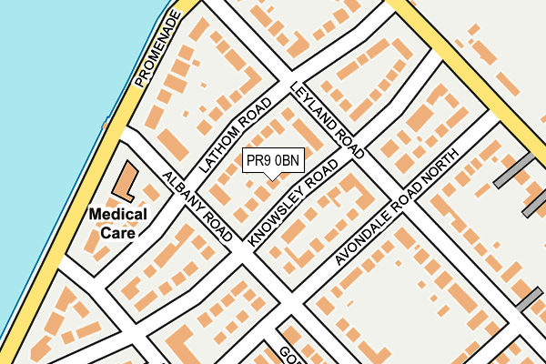 PR9 0BN map - OS OpenMap – Local (Ordnance Survey)