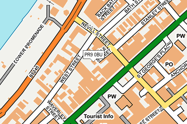 PR9 0BU map - OS OpenMap – Local (Ordnance Survey)