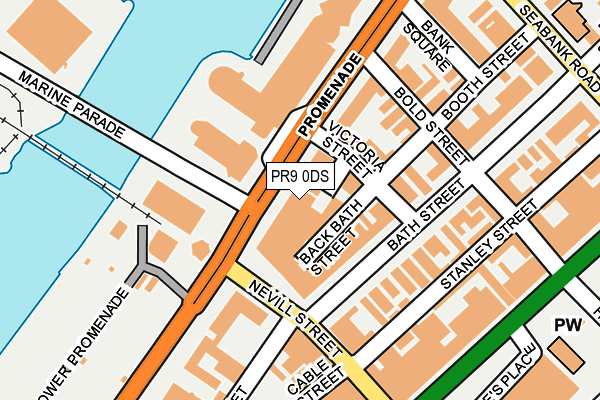 PR9 0DS map - OS OpenMap – Local (Ordnance Survey)