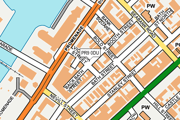 PR9 0DU map - OS OpenMap – Local (Ordnance Survey)