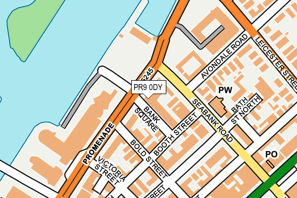 PR9 0DY map - OS OpenMap – Local (Ordnance Survey)