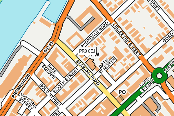 PR9 0EJ map - OS OpenMap – Local (Ordnance Survey)
