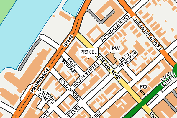 PR9 0EL map - OS OpenMap – Local (Ordnance Survey)