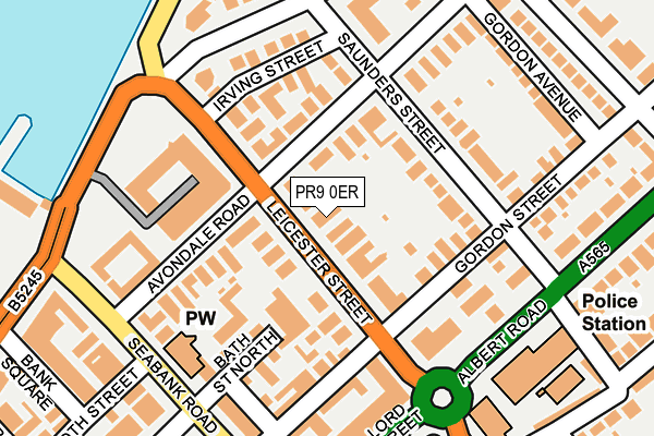 PR9 0ER map - OS OpenMap – Local (Ordnance Survey)