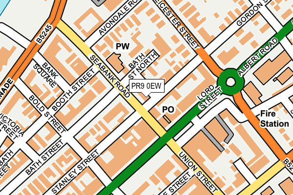 PR9 0EW map - OS OpenMap – Local (Ordnance Survey)