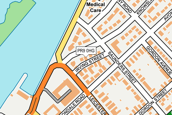 PR9 0HG map - OS OpenMap – Local (Ordnance Survey)