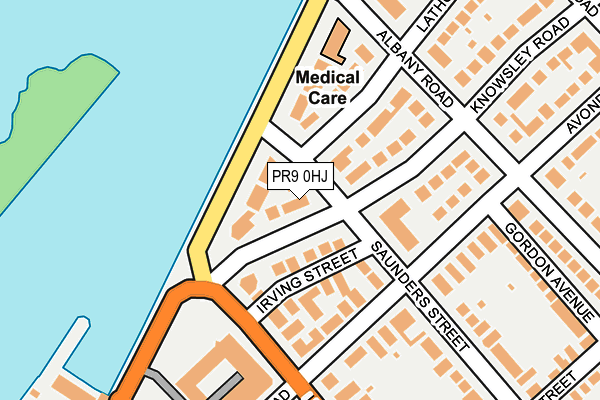 PR9 0HJ map - OS OpenMap – Local (Ordnance Survey)