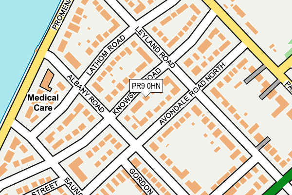 PR9 0HN map - OS OpenMap – Local (Ordnance Survey)
