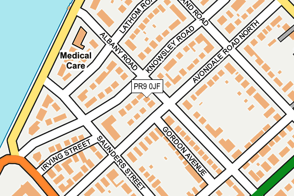 PR9 0JF map - OS OpenMap – Local (Ordnance Survey)