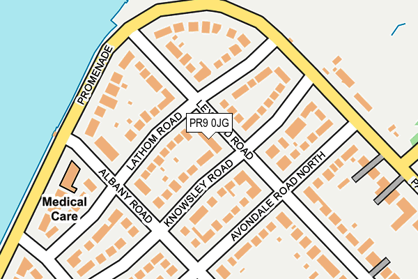 PR9 0JG map - OS OpenMap – Local (Ordnance Survey)