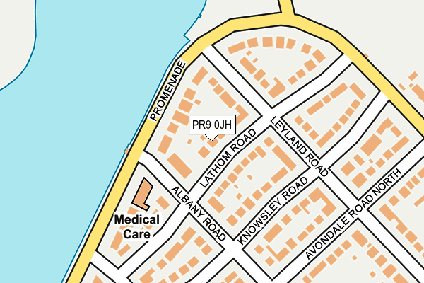 PR9 0JH map - OS OpenMap – Local (Ordnance Survey)