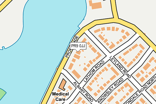 PR9 0JJ map - OS OpenMap – Local (Ordnance Survey)