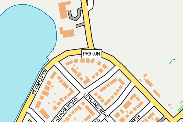 PR9 0JN map - OS OpenMap – Local (Ordnance Survey)
