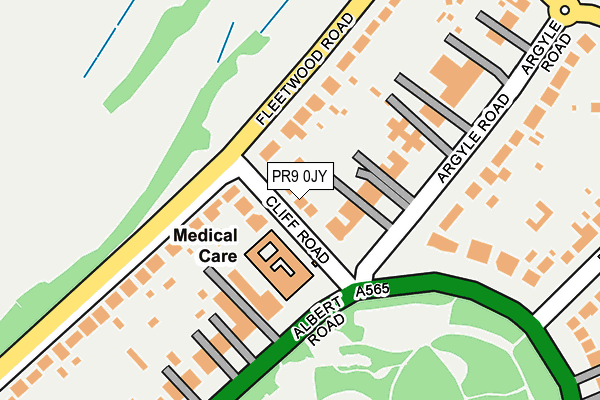 PR9 0JY map - OS OpenMap – Local (Ordnance Survey)