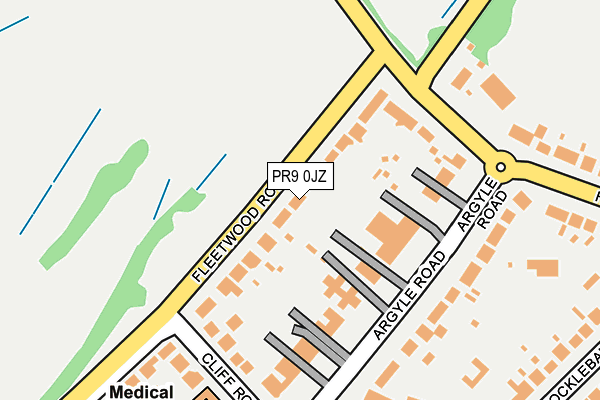 PR9 0JZ map - OS OpenMap – Local (Ordnance Survey)