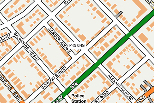 PR9 0NG map - OS OpenMap – Local (Ordnance Survey)