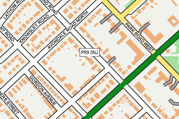 PR9 0NJ map - OS OpenMap – Local (Ordnance Survey)