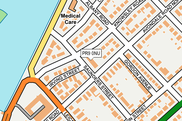 PR9 0NU map - OS OpenMap – Local (Ordnance Survey)