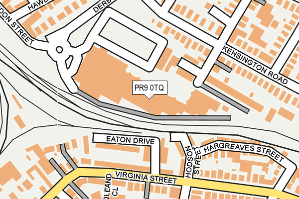 PR9 0TQ map - OS OpenMap – Local (Ordnance Survey)