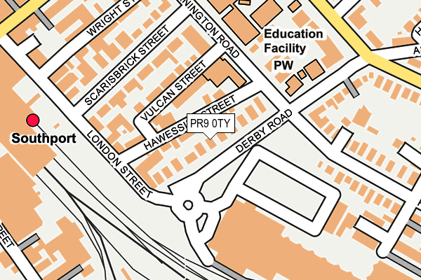 PR9 0TY map - OS OpenMap – Local (Ordnance Survey)