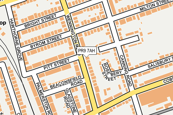 PR9 7AH map - OS OpenMap – Local (Ordnance Survey)