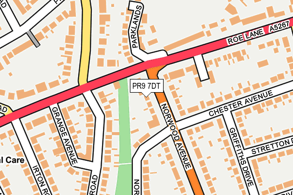 PR9 7DT map - OS OpenMap – Local (Ordnance Survey)