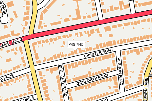 PR9 7HD map - OS OpenMap – Local (Ordnance Survey)