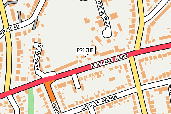 PR9 7HR map - OS OpenMap – Local (Ordnance Survey)