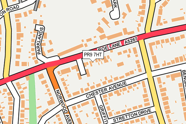 PR9 7HT map - OS OpenMap – Local (Ordnance Survey)