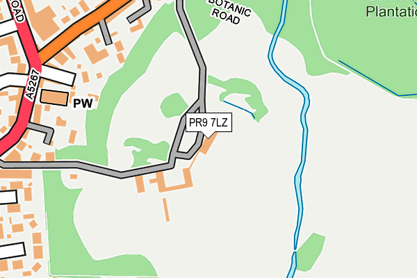 PR9 7LZ map - OS OpenMap – Local (Ordnance Survey)