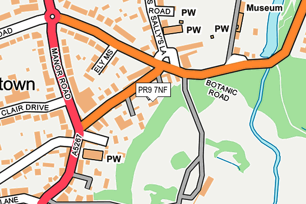 PR9 7NF map - OS OpenMap – Local (Ordnance Survey)