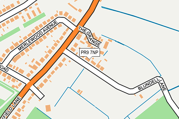 PR9 7NP map - OS OpenMap – Local (Ordnance Survey)