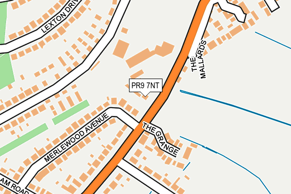 PR9 7NT map - OS OpenMap – Local (Ordnance Survey)